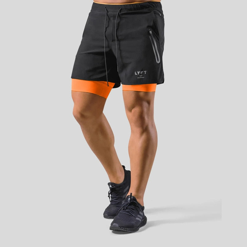Axel – Stijlvolle sportshorts met elastische tailleband en veilige zakken