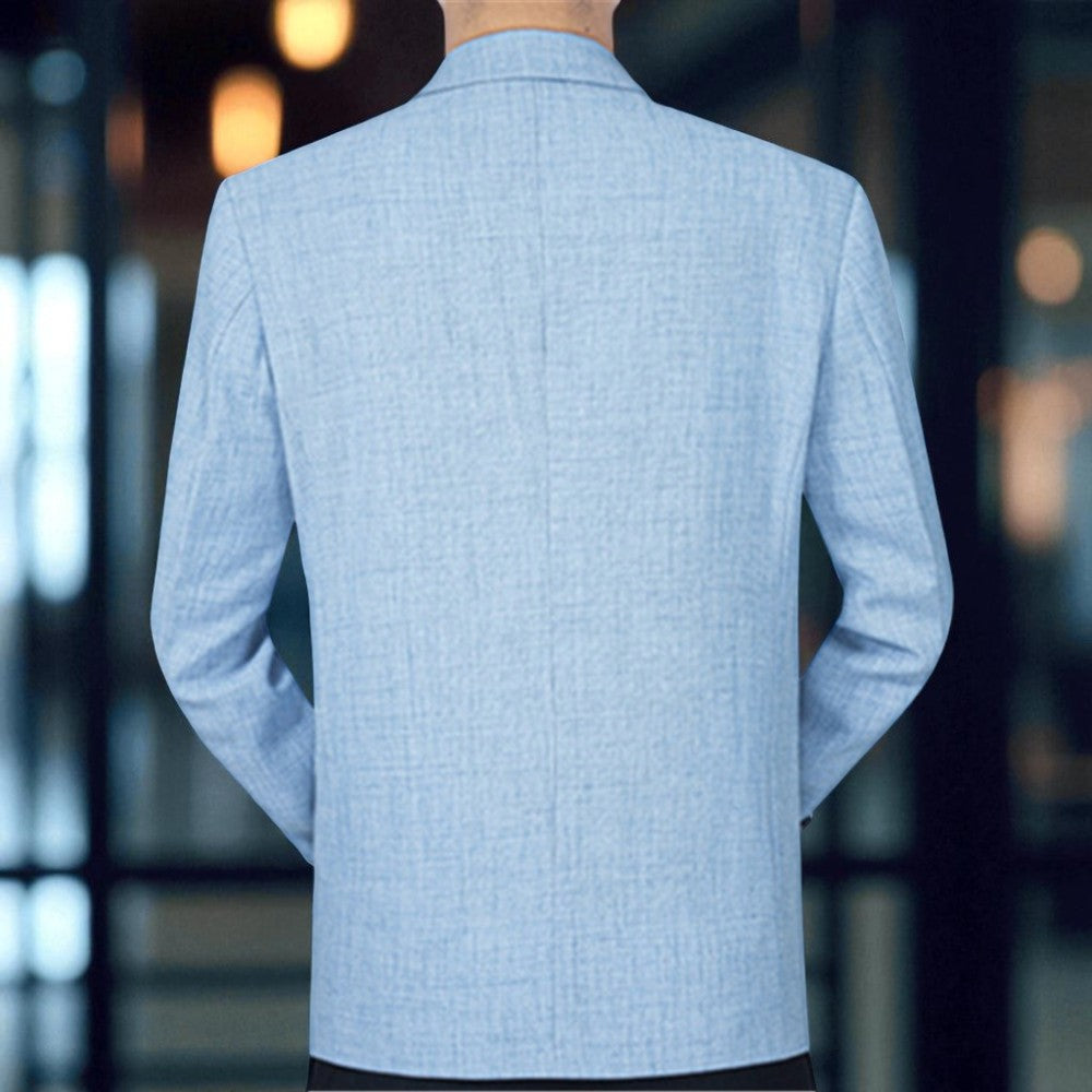 Arjen - Slim Fit Blazer met Lange Mouwen en Functionele Zakken