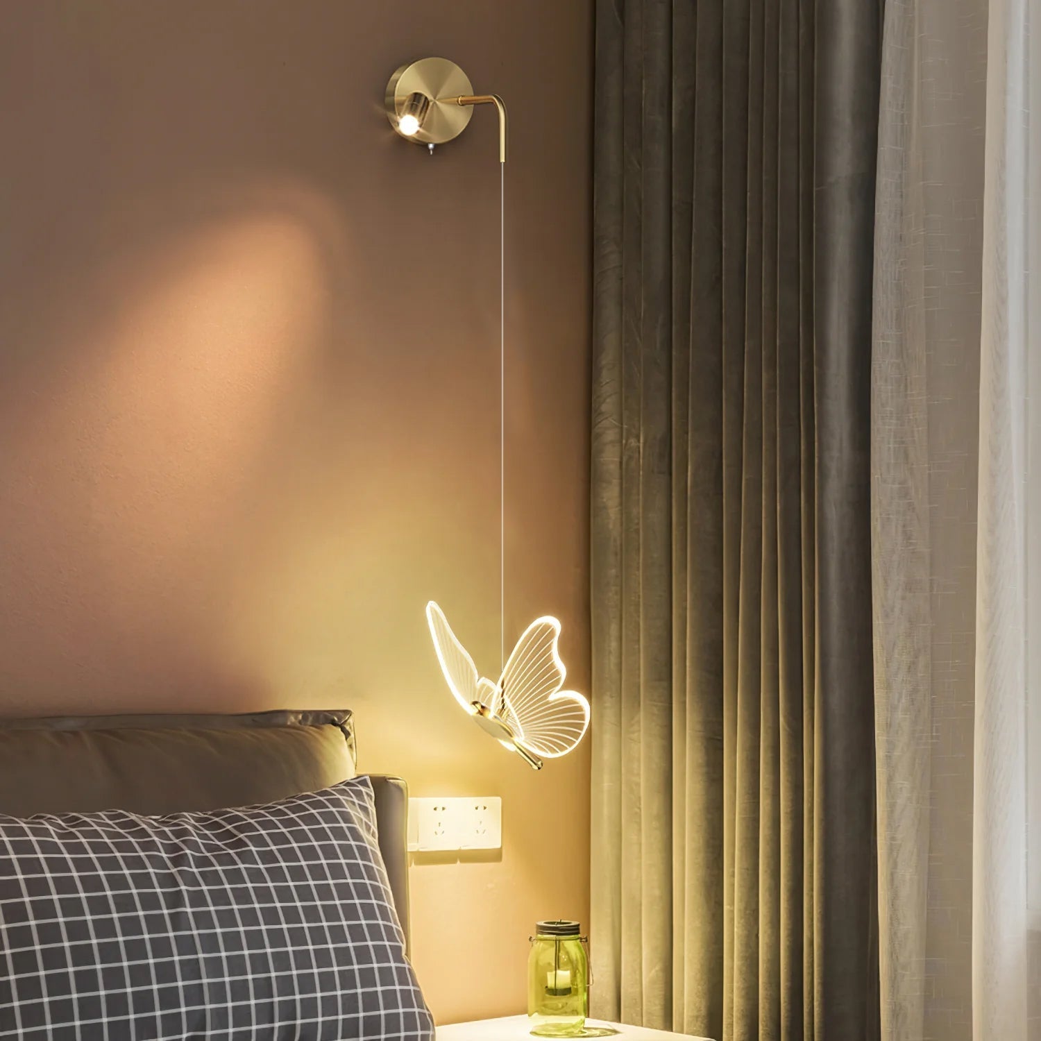 LumiFly – Vlinder Wandlamp met Geïntegreerde LED