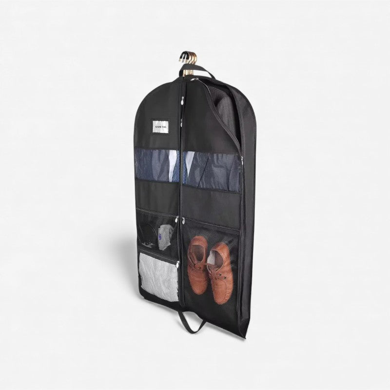 Frederik – Kledingtas met Meerdere Ritsvakken en Opvouwbaar Ontwerp