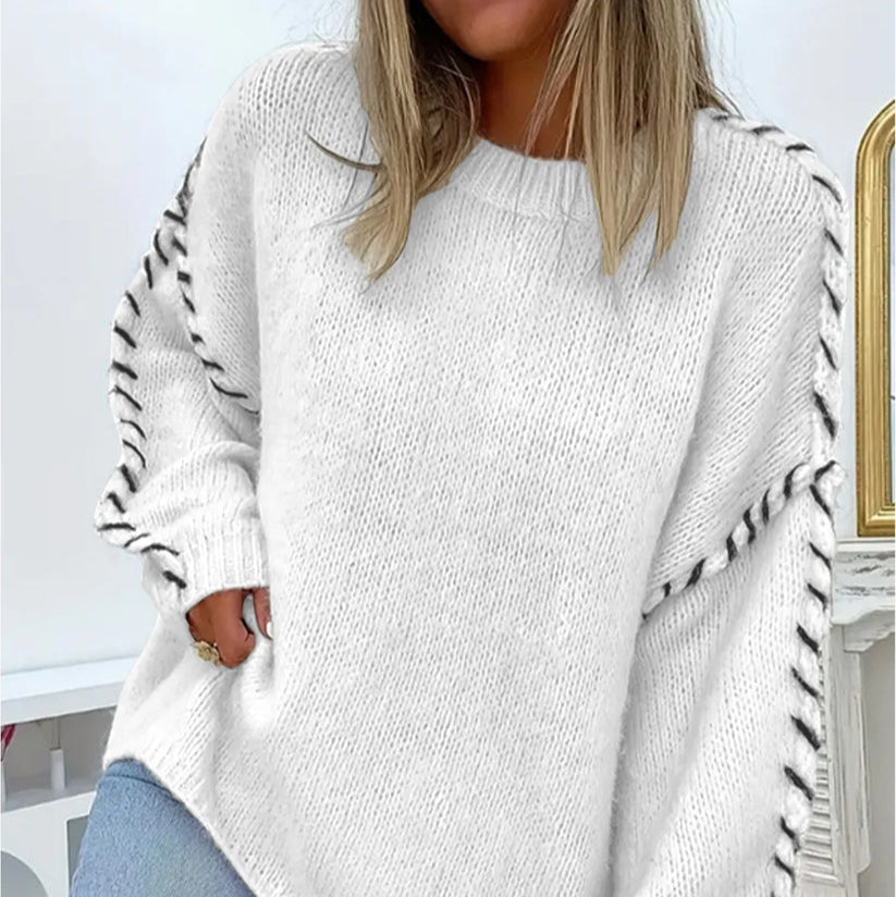 Miriam - Losvallende gebreide trui voor ultiem comfort en stijl