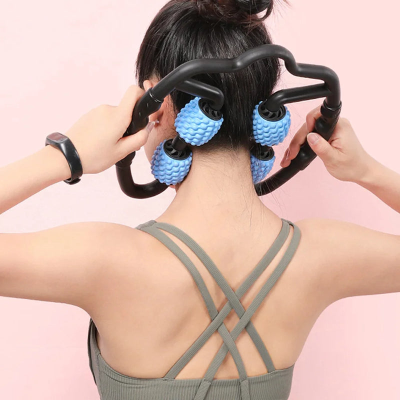 CelluSculpt - Handmassagerol met verhoogde randen en gebogen zijhandgrepen