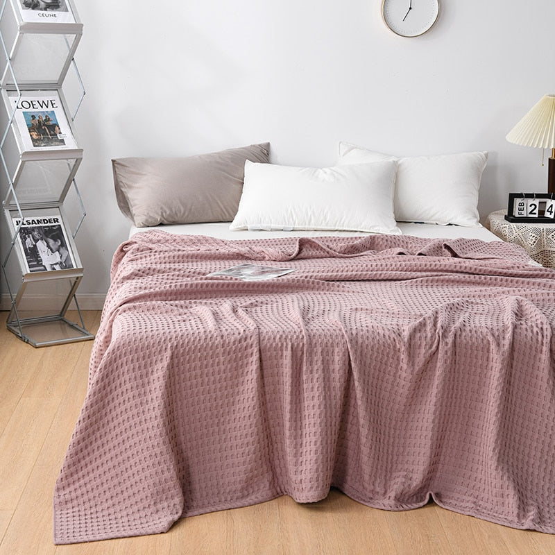 WarmLoom - Wikkel jezelf in behaaglijk comfort met een prachtige deken met rasterpatroon