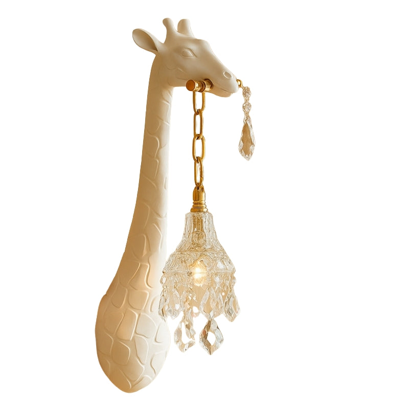 GlowNeck – Girafvormige wandlamp met zacht sfeerlicht en speels sculpturaal design