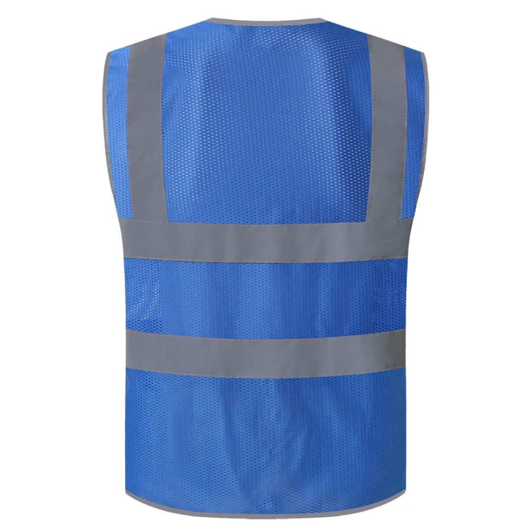 SafeGear - Veiligheidsvest met hoge zichtbaarheid, reflecterende strips en multi-pocket utility-ontwerp