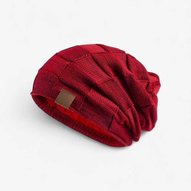 CozyFit - Muts met Ronde Geribbelde Randen en Opvouwbaar Ontwerp