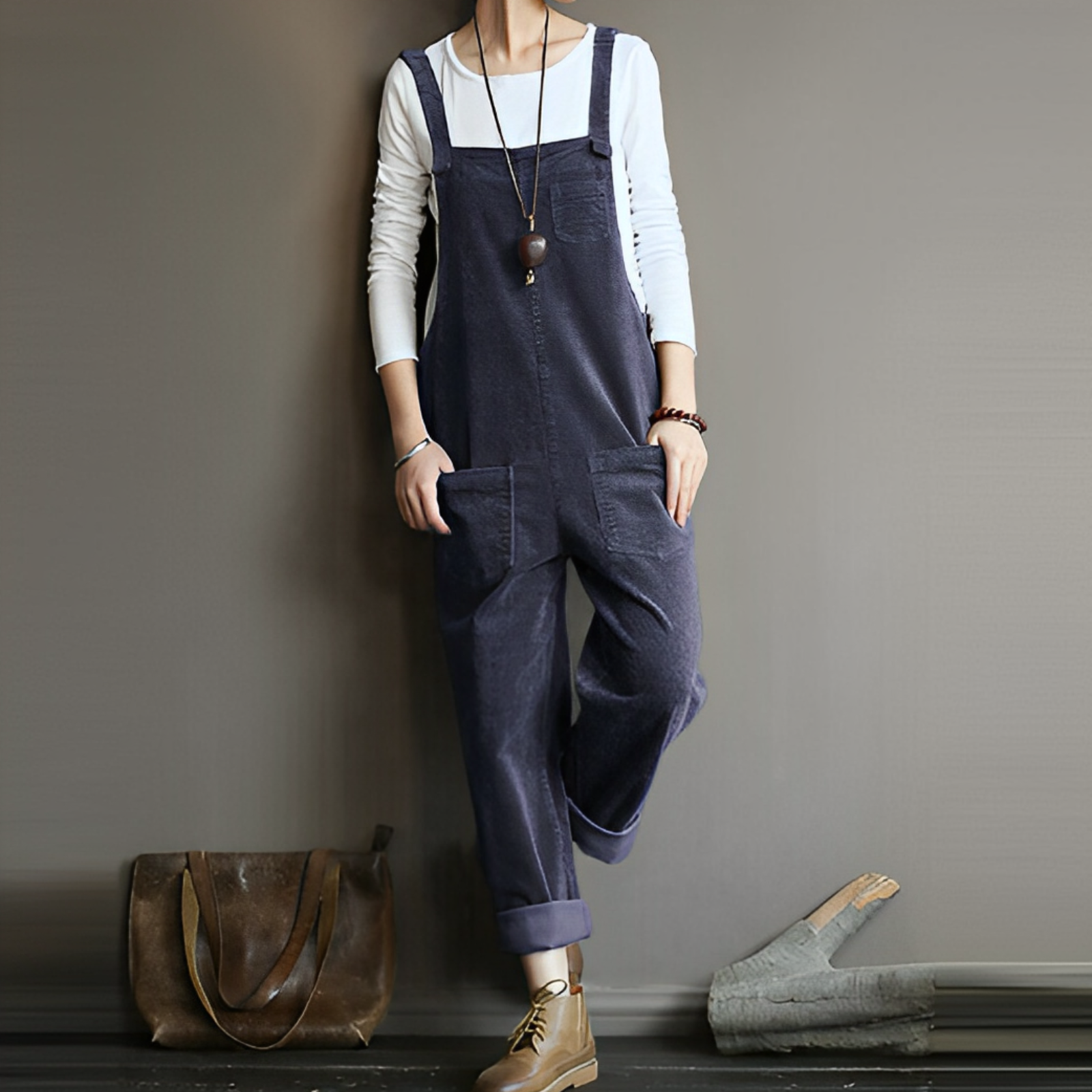 Nilia – Stijlvolle jumpsuit met een relaxte pasvorm en verstelbare tailleband