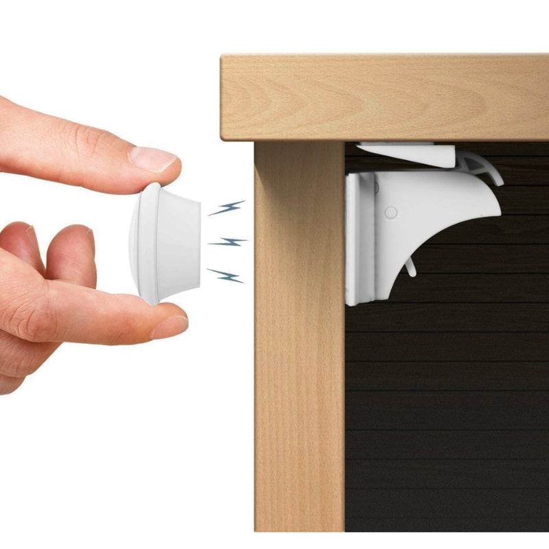 GuardPoint – Verborgen magnetisch veiligheidsslot voor laden en kasten met gereedschapsloze installatie
