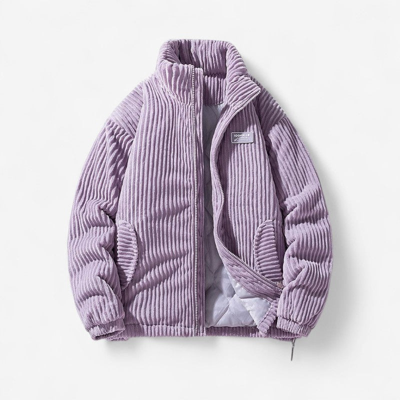 ZipGuard – Lange Mouwen Jas met Ritssluiting en Opstaande Kraag