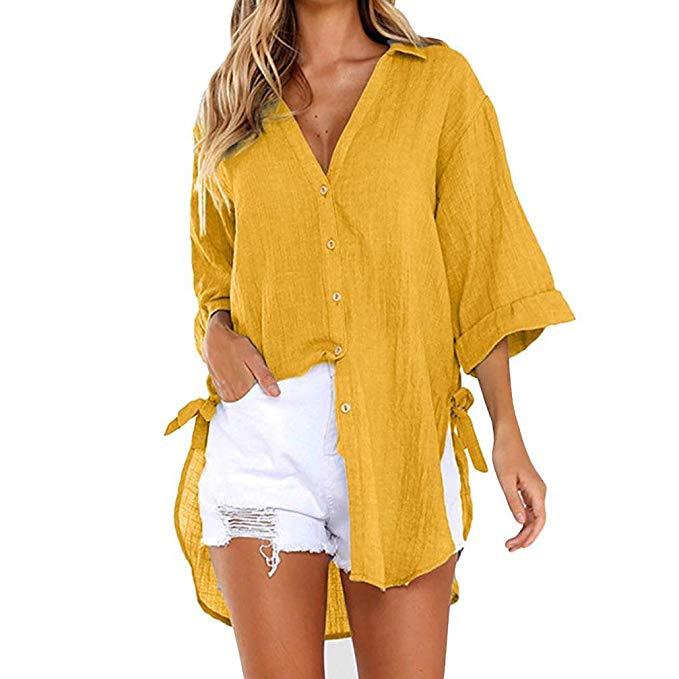 Sophie - Flatterende button-down met eigentijdse details