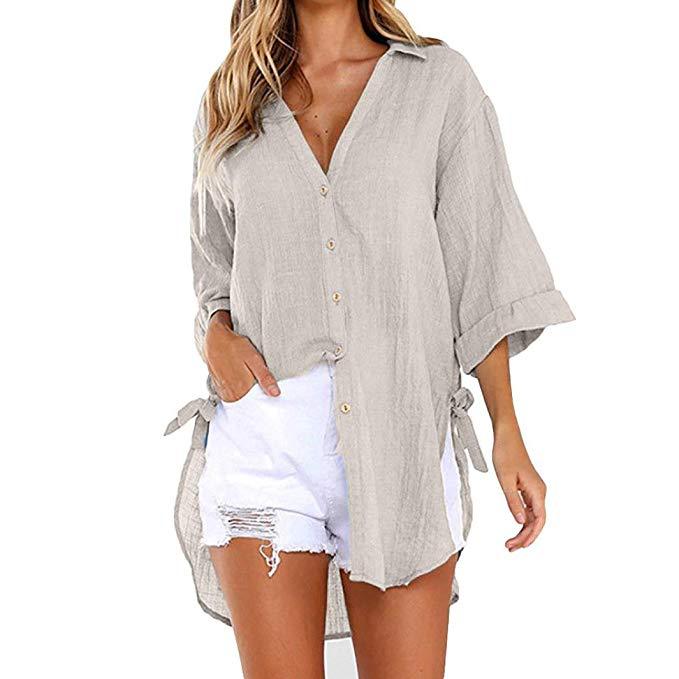 Sophie - Flatterende button-down met eigentijdse details