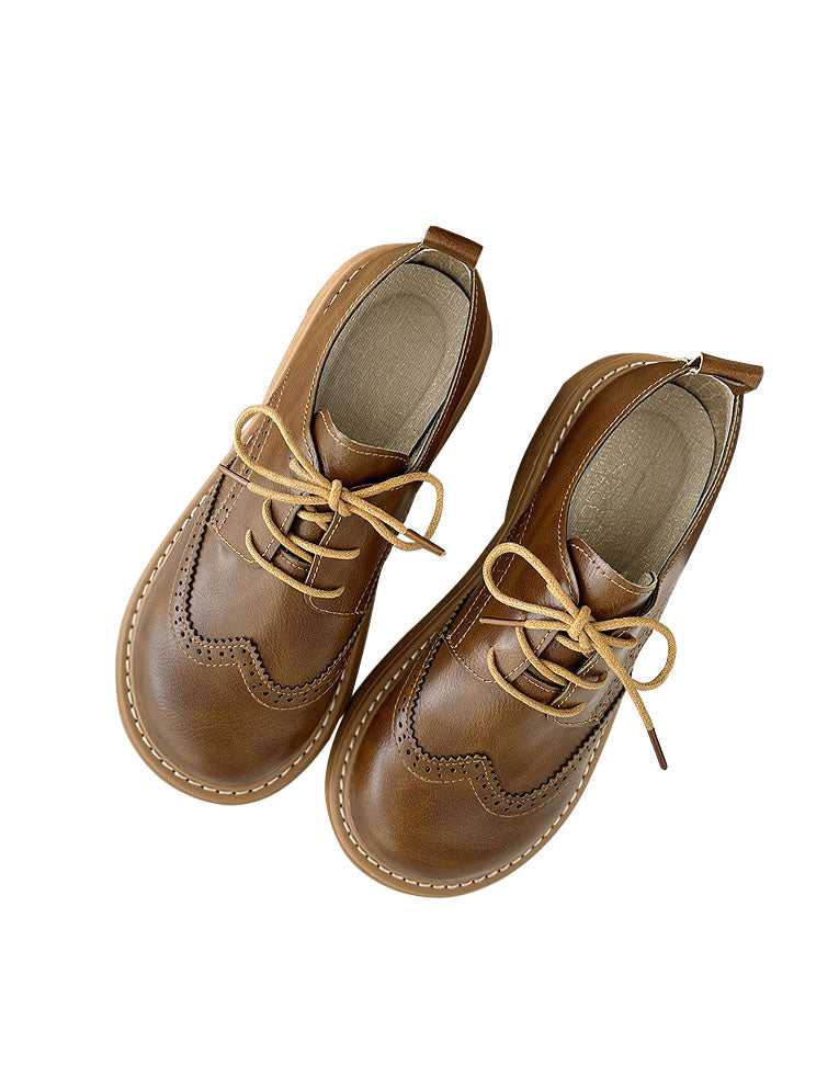 Liza – Klassieke schoenen in broguestijl met gedetailleerde stiksels voor dagelijkse elegantie