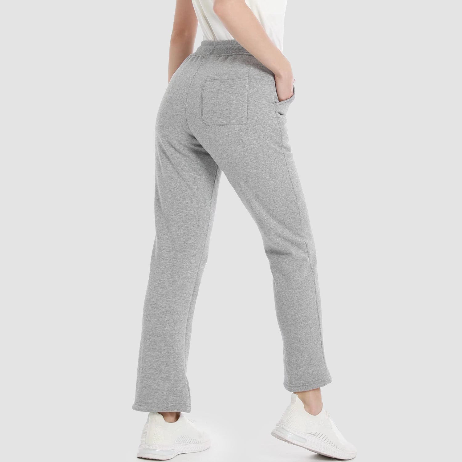 Maria - Casual Sweatpants met een comfortabele omgeslagen zoom en tailleband