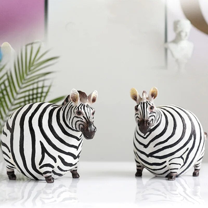 WildStride - Eco-vriendelijke zebra sculptuur voor elegante decoratie