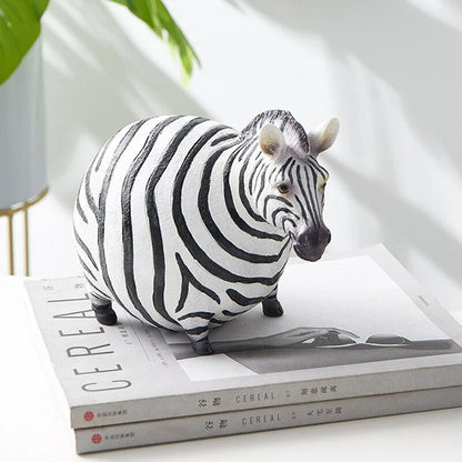 WildStride - Eco-vriendelijke zebra sculptuur voor elegante decoratie