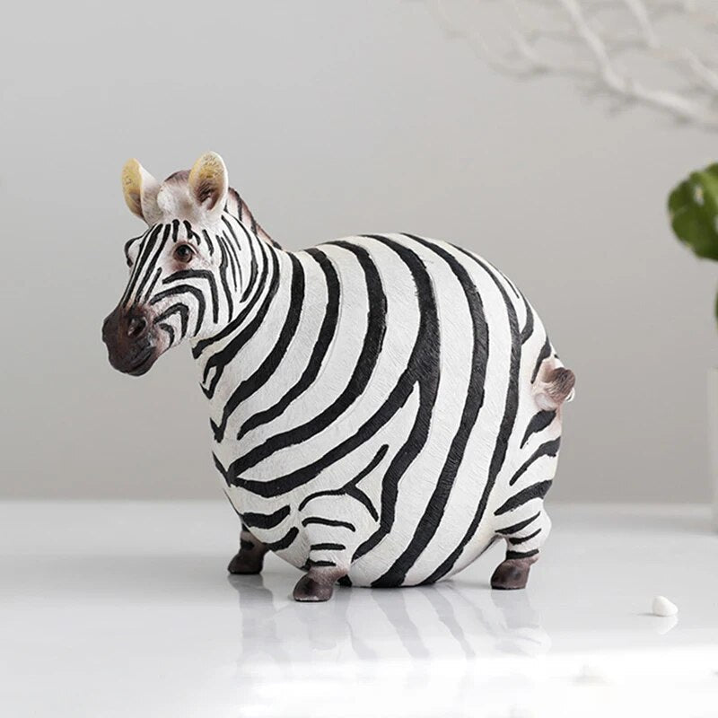 WildStride - Eco-vriendelijke zebra sculptuur voor elegante decoratie