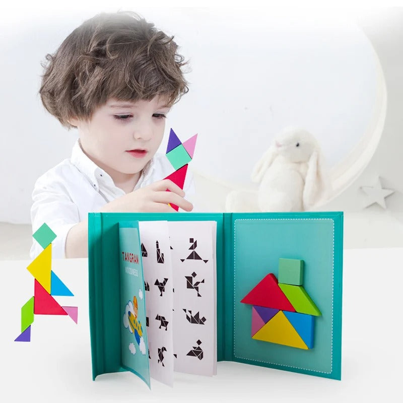 ShapeLogic – Interactief puzzelbordspel met geometrische stukken en magnetische basis