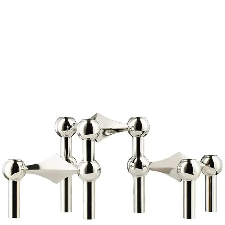 AlmaGlow – Moleculaire kandelaar met gouden afwerking voor moderne en elegante interieurdecoratie