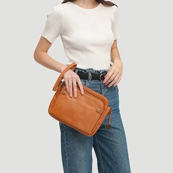 EliteBag - Leren crossbody schoudertassen