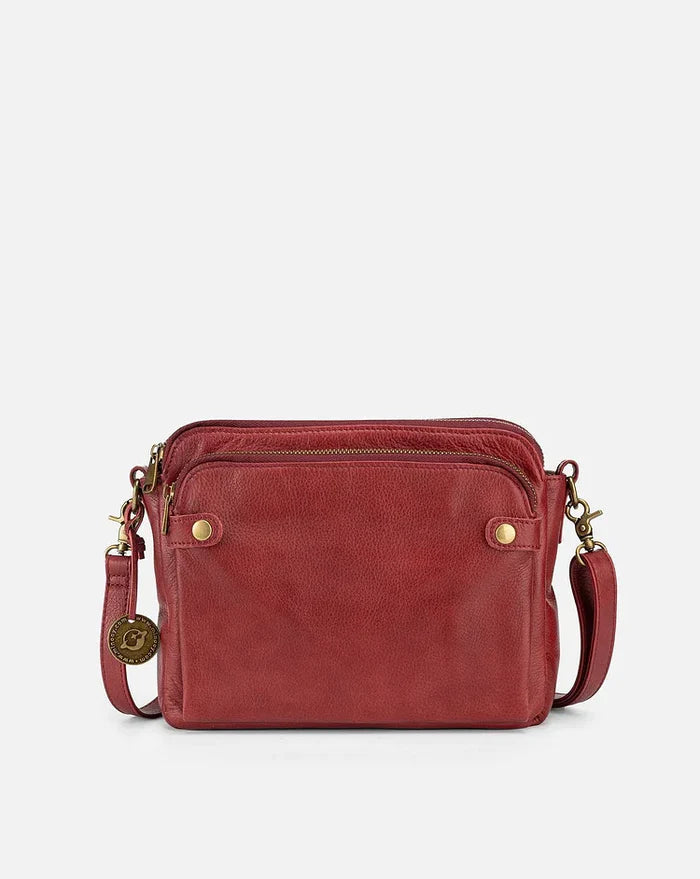 EliteBag - Leren crossbody schoudertassen