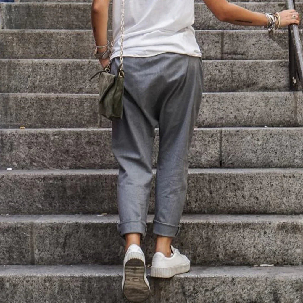 Harry – Casual losse broek met elastische taille