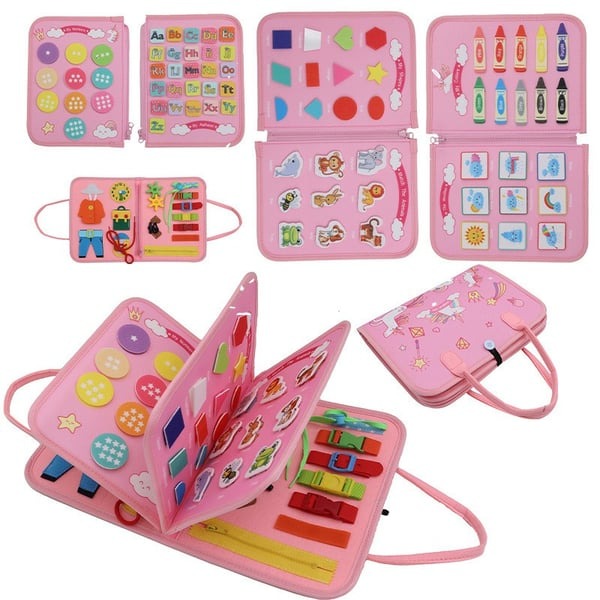 LittleExplorer - Montessori-geïnspireerd Leren Boek Met plezier en praktische vaardigheidsontwikkeling