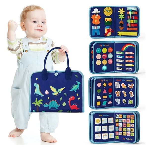 LittleExplorer - Montessori-geïnspireerd Leren Boek Met plezier en praktische vaardigheidsontwikkeling