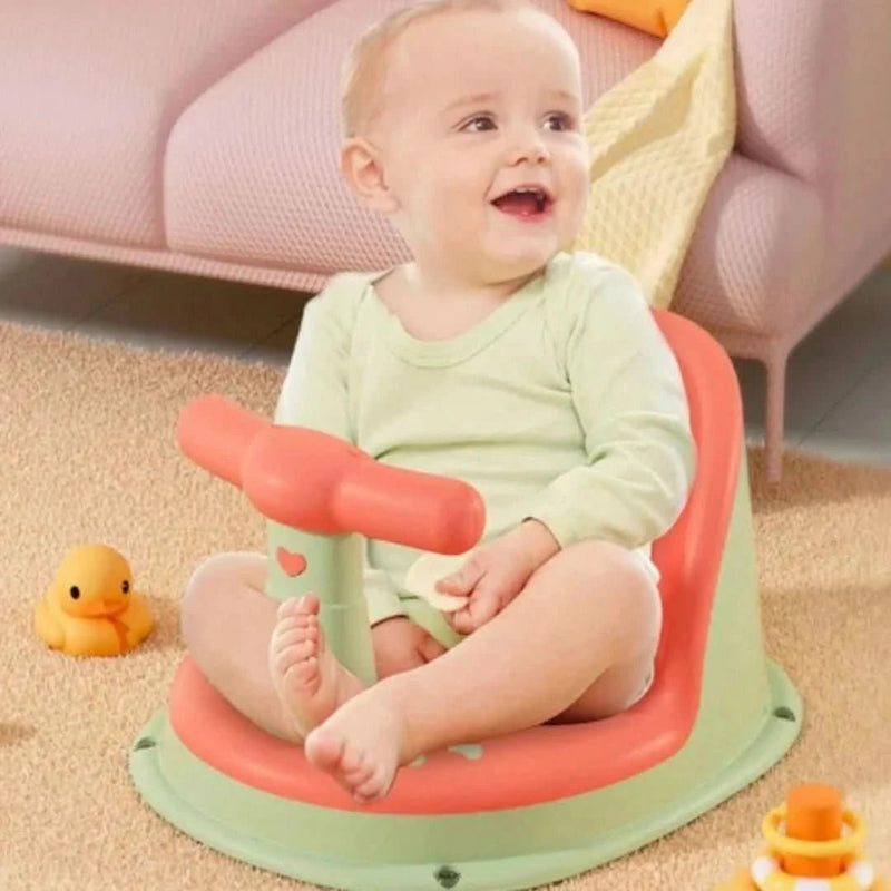 BathBask – Antislip babybadstoel met verstelbare zitting en zuiging Baseren