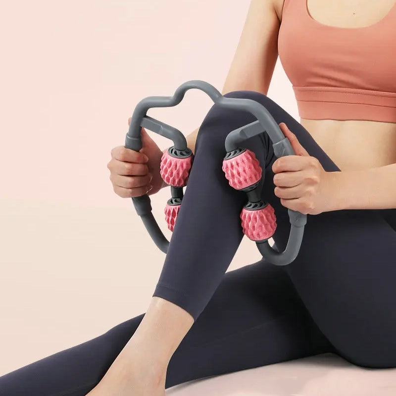 CelluSculpt - Handmassagerol met verhoogde randen en gebogen zijhandgrepen