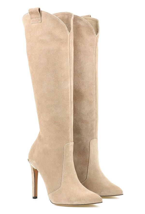 Selene - Sophisticated Comfort Hoge Hak Laarzen met Antislip Zolen