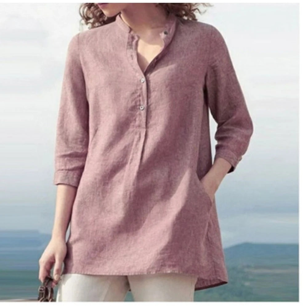 Elara – Pullover met staande kraag en lange mouwen