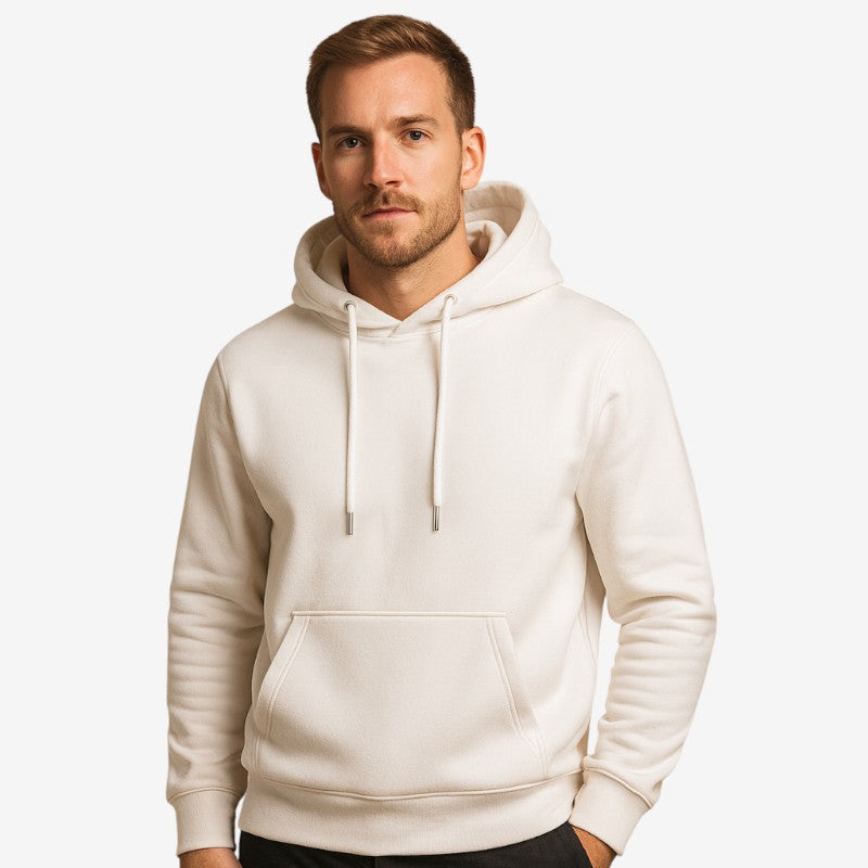 Jason - Lange Mouw Hoodie met Verstelbare Kap en Meerdere Zakjes