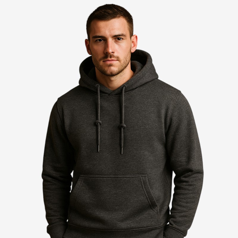 Jason - Lange Mouw Hoodie met Verstelbare Kap en Meerdere Zakjes