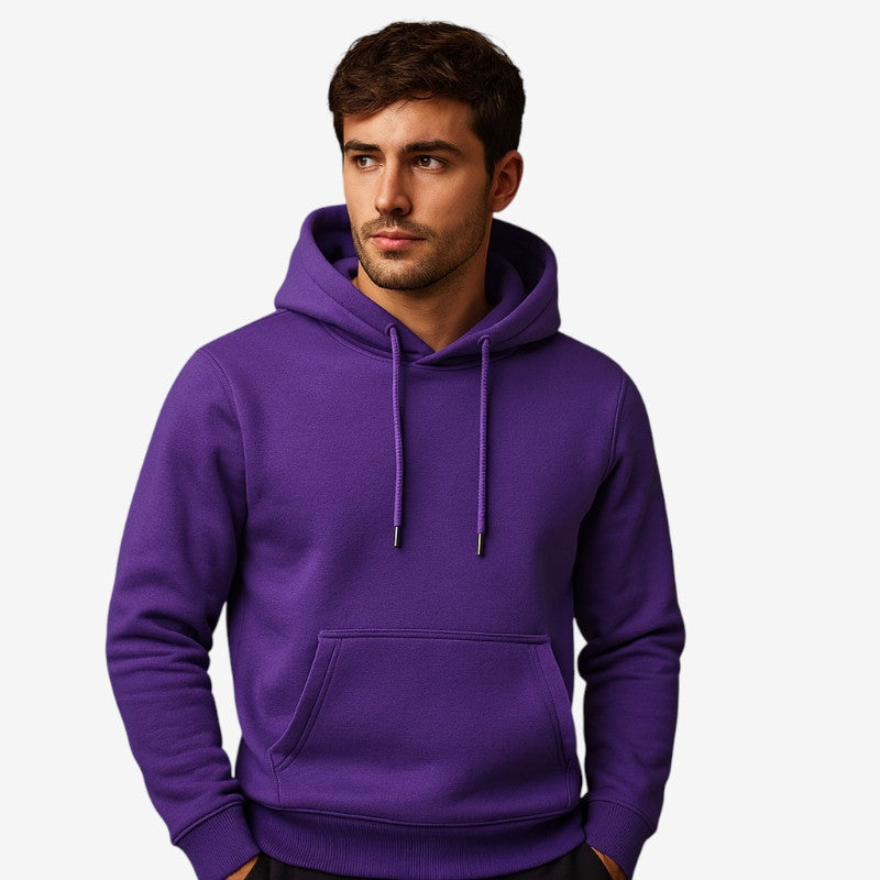 Jason - Lange Mouw Hoodie met Verstelbare Kap en Meerdere Zakjes