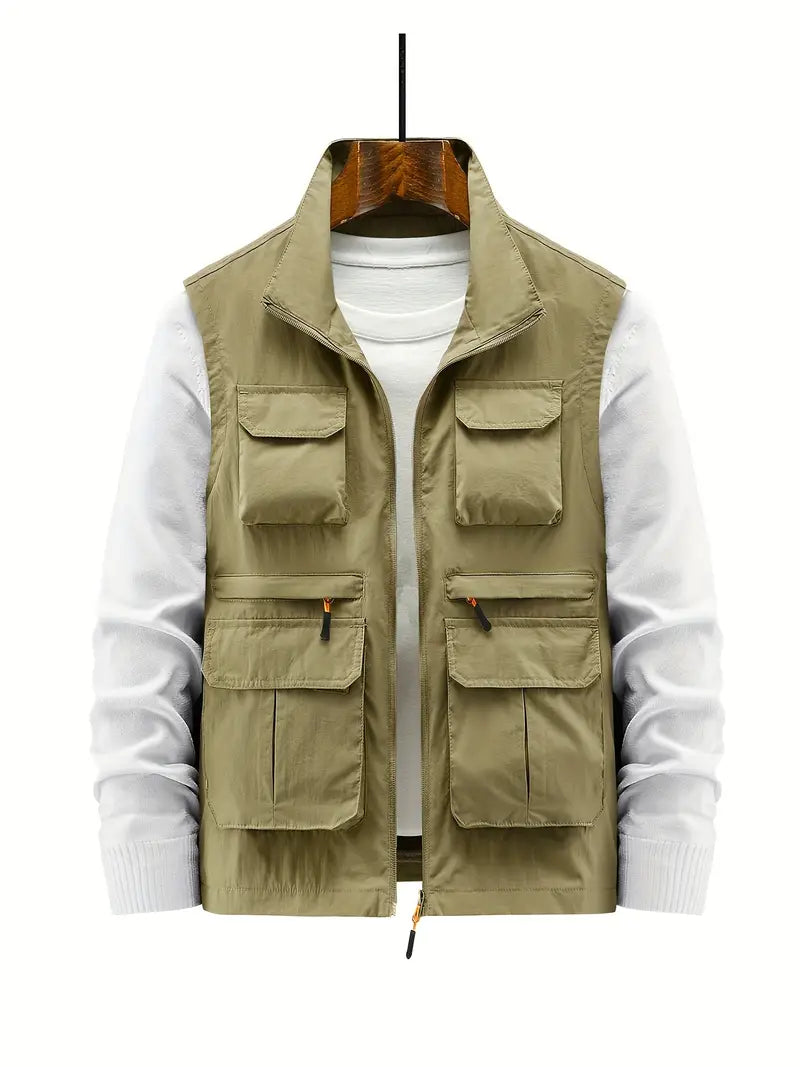 Harry - Casual vest met omgeslagen kraag voor een gepolijste look