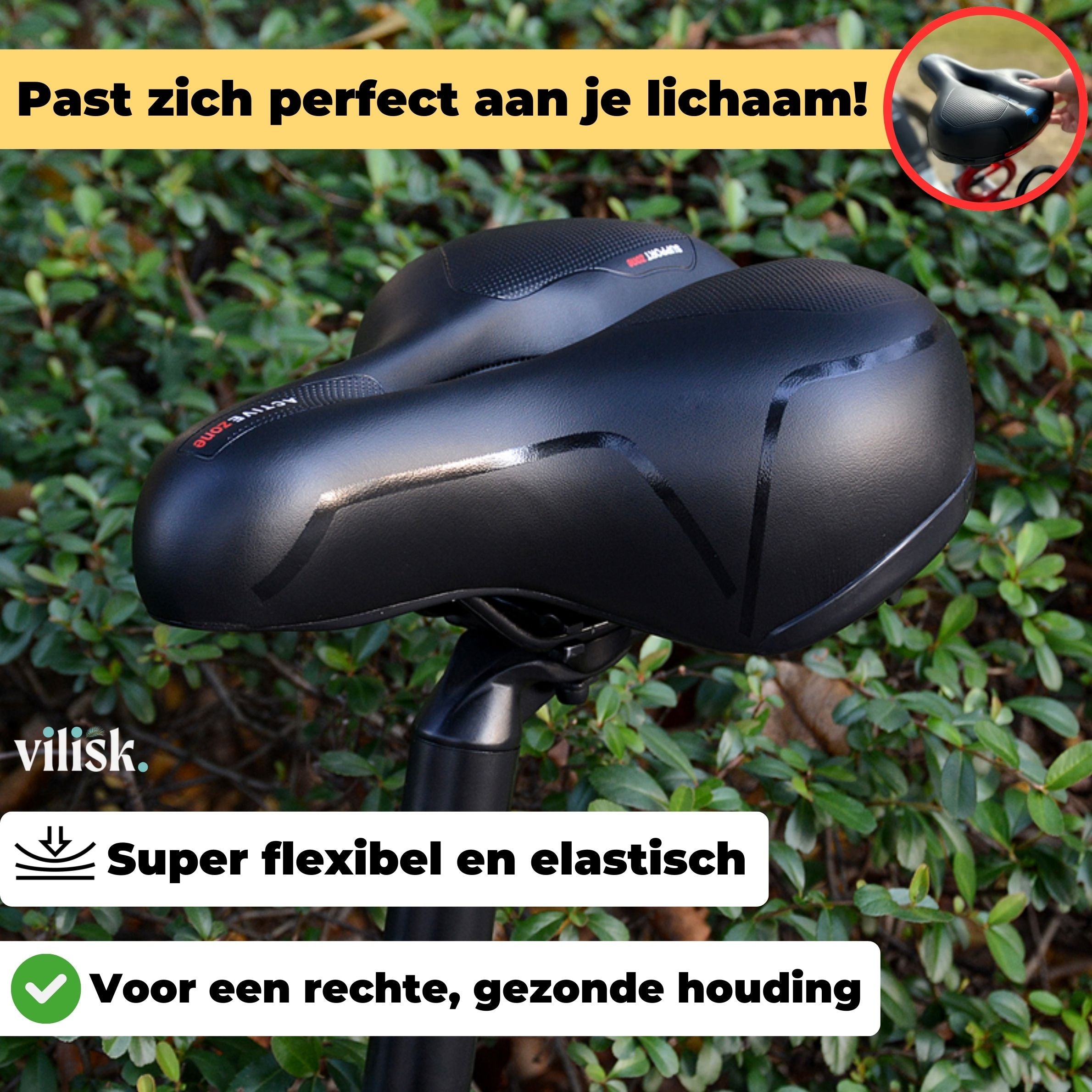 ErgoRide - Ergonomisch fietszadel voor comfort en houding