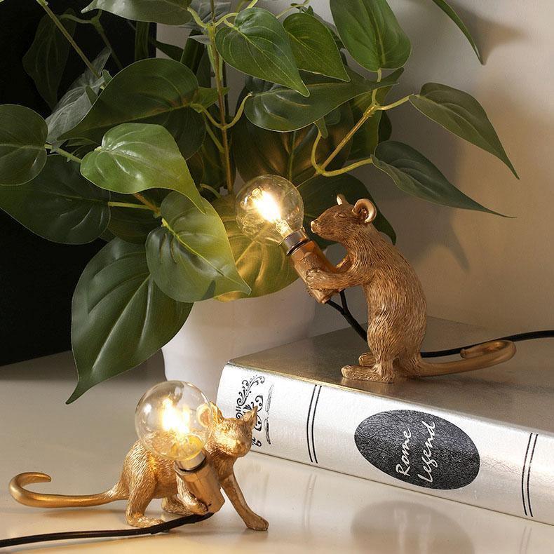 GlowNest - Speelse lamp in de vorm van een muis