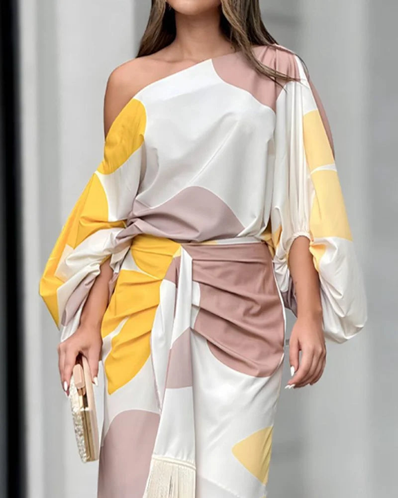 PrintGlam™ - Casual Set Met Afdrukken