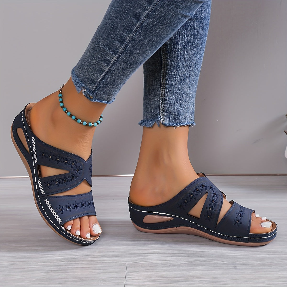 Barbara – CWide-Fit sandalen met gelkussentjes