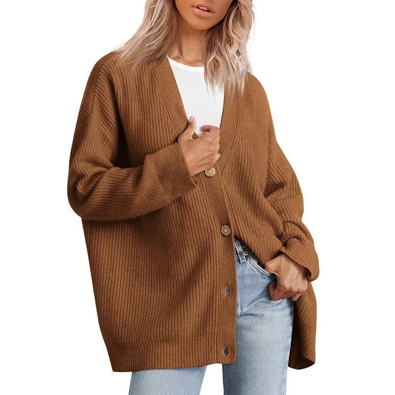 ComfortChic™ - Kasjmier trui met V-hals