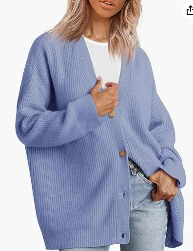 ComfortChic™ - Kasjmier trui met V-hals