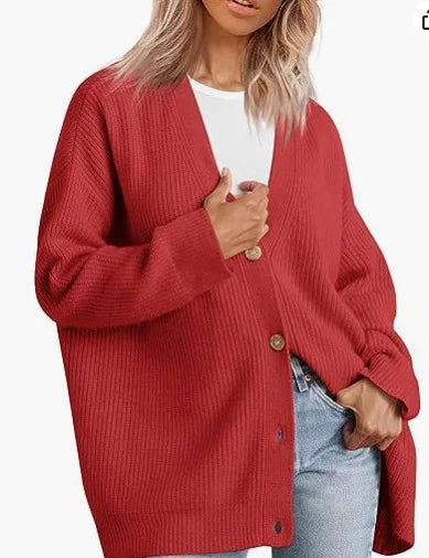 ComfortChic™ - Kasjmier trui met V-hals