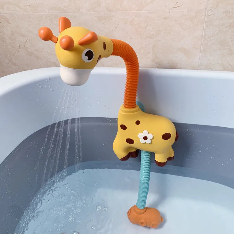 SoakSpray – Giraf badspeeltje met waterspray en lichtelementen
