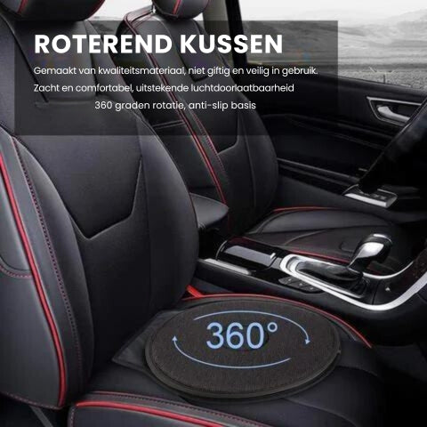 SoftGlide - Comfortabel Roterend Zitkussen