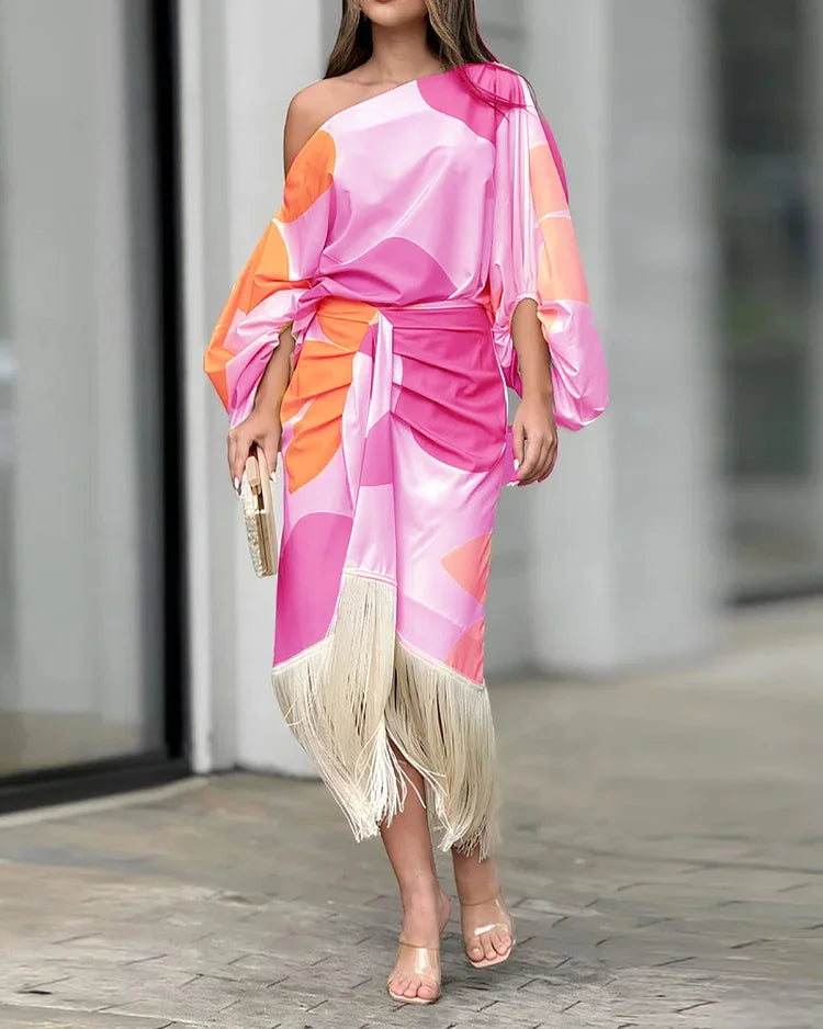 PrintGlam™ - Casual Set Met Afdrukken