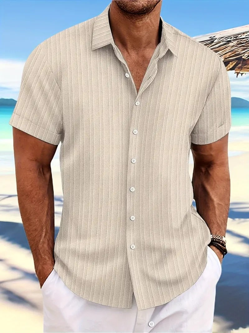Fritz - Laid-Back Shirt met Halve Mouwen
