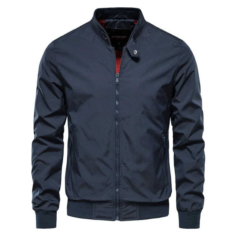 Jake – Moderne zip-up jas met lange mouwen