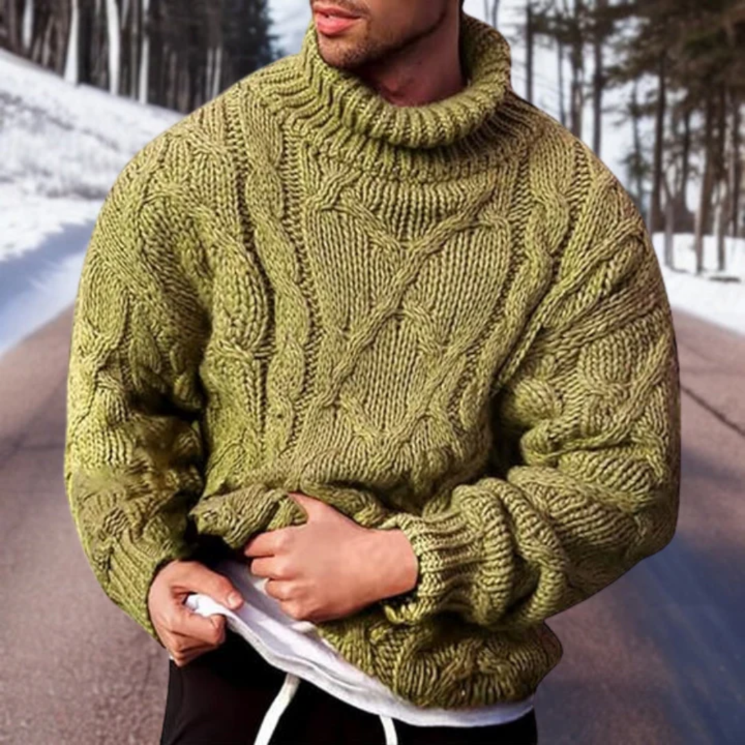 Rafael - Comfortabele coltrui met gebreid structuurdesign