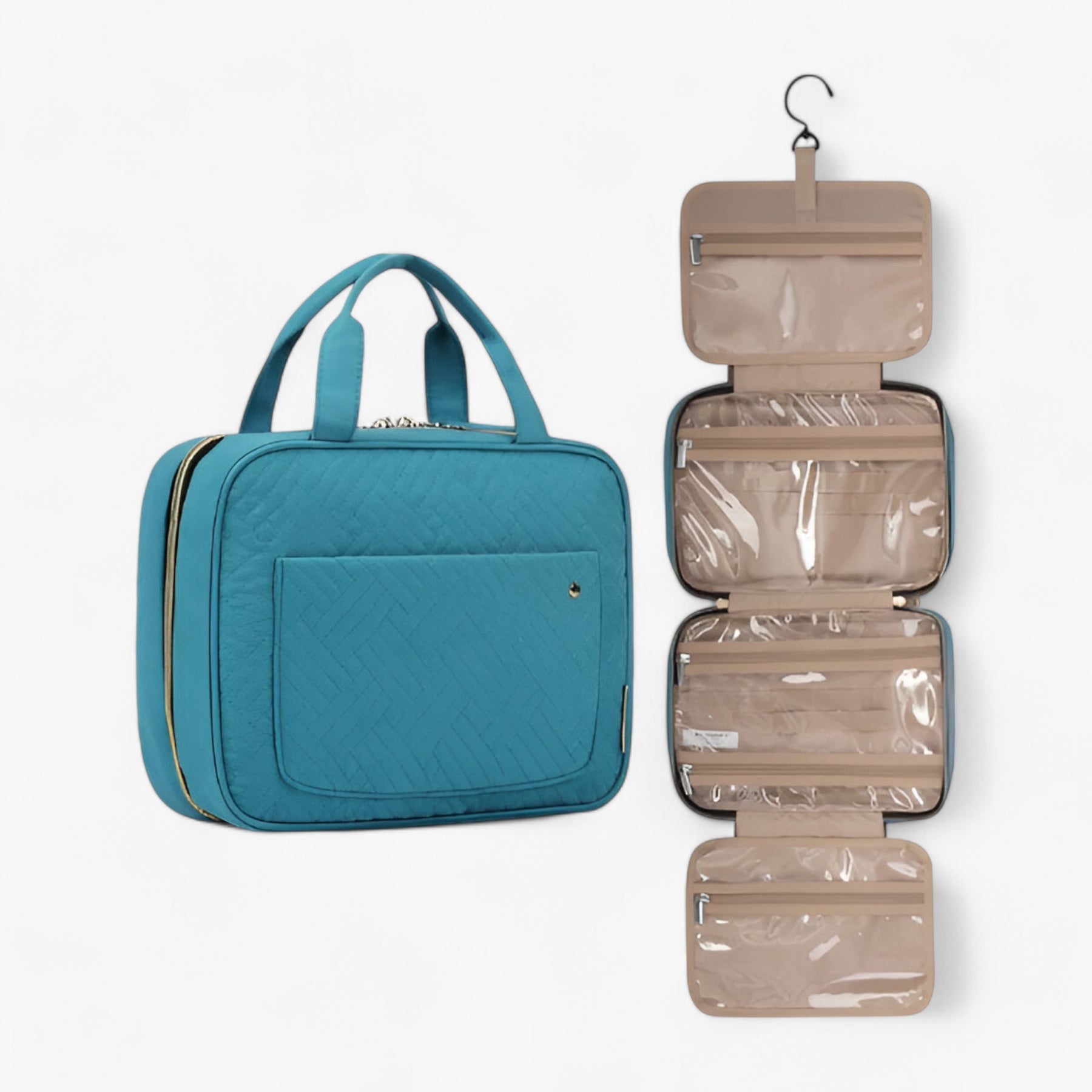 TravelEase - Ruime en georganiseerde toilettas voor moeiteloos inpakken