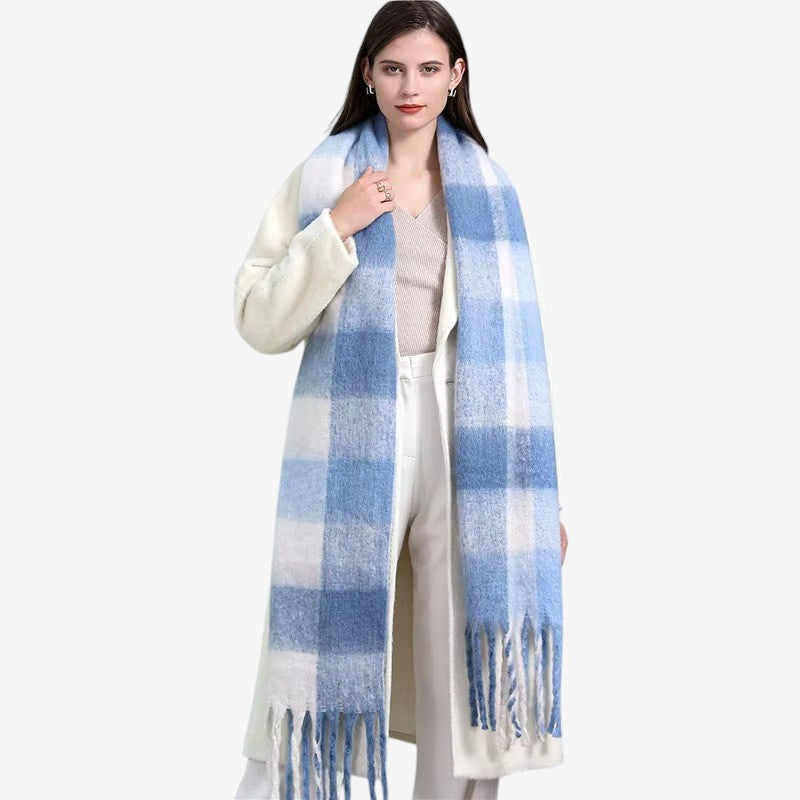 Mackenzie - Sjaal met Opvouwbaar Ontwerp en Decoratieve Kwastjes